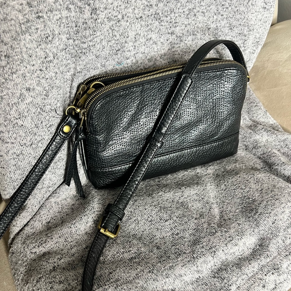 Vintage Pistil Brand Black Leather Purse